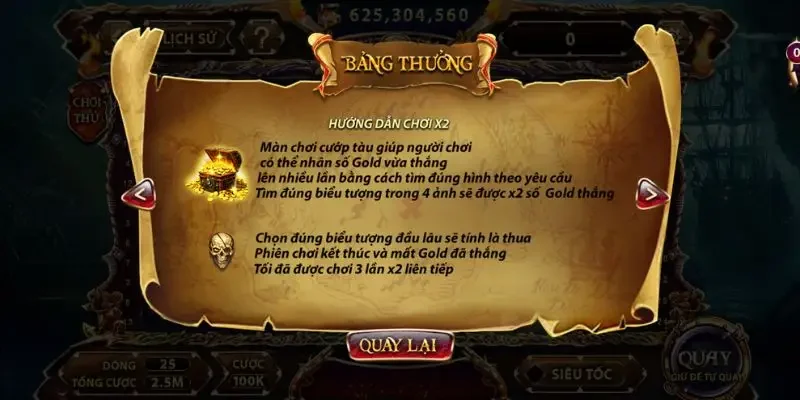 Luật chơi Pirate King thú vị