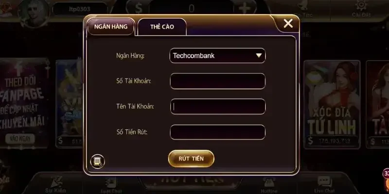 Rút tiền Bigclub cần thực hiện đúng bước